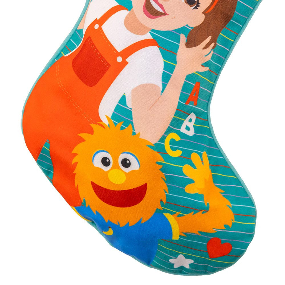 Ms. Rachel™ With Herbie Holiday Colors Appliqué Stocking