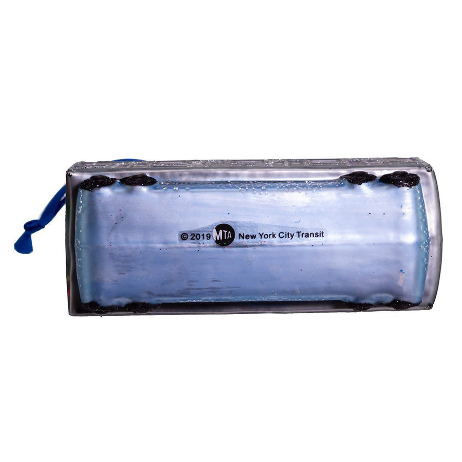 MTA NYC Glass Subway Car Ornament
