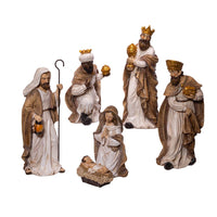 Glittered Nativity Figurines