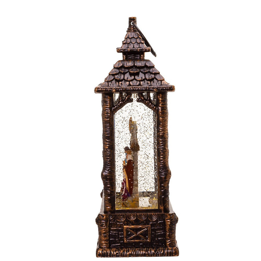 11" Battery Operated LED Lighted Nativity Scene Water Lantern