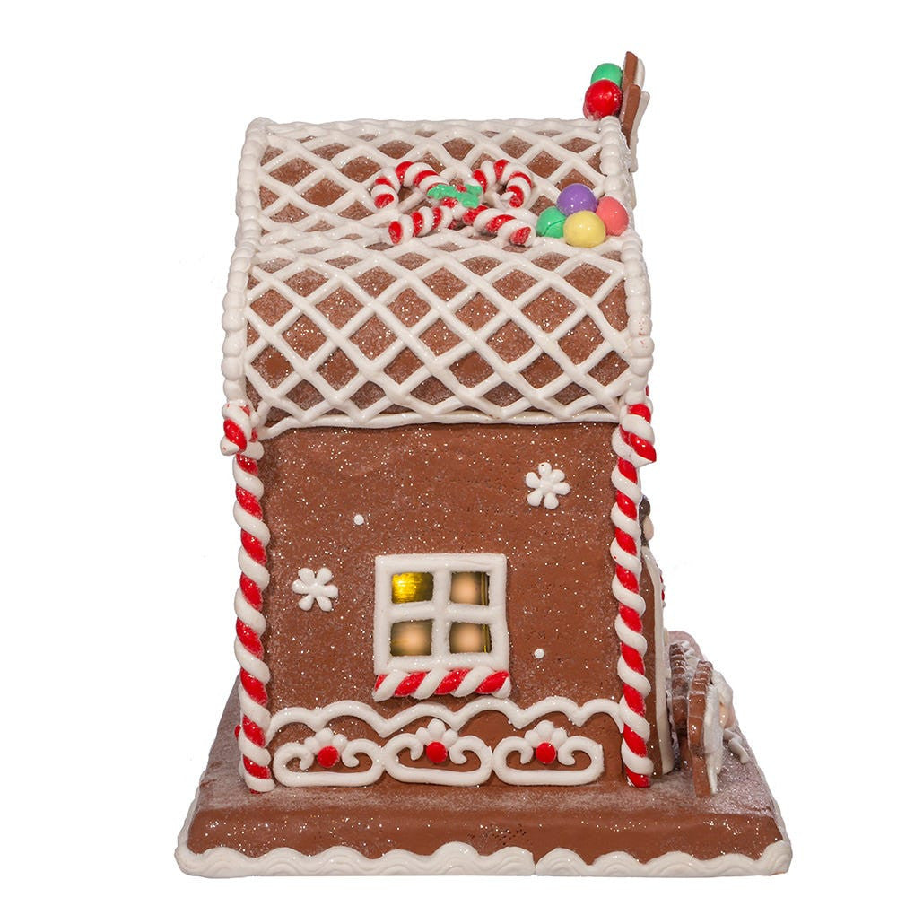 Battery Operated Light Up Nativity Gingerbread House