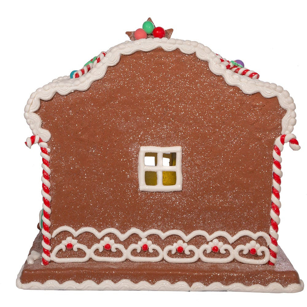 Battery Operated Light Up Nativity Gingerbread House