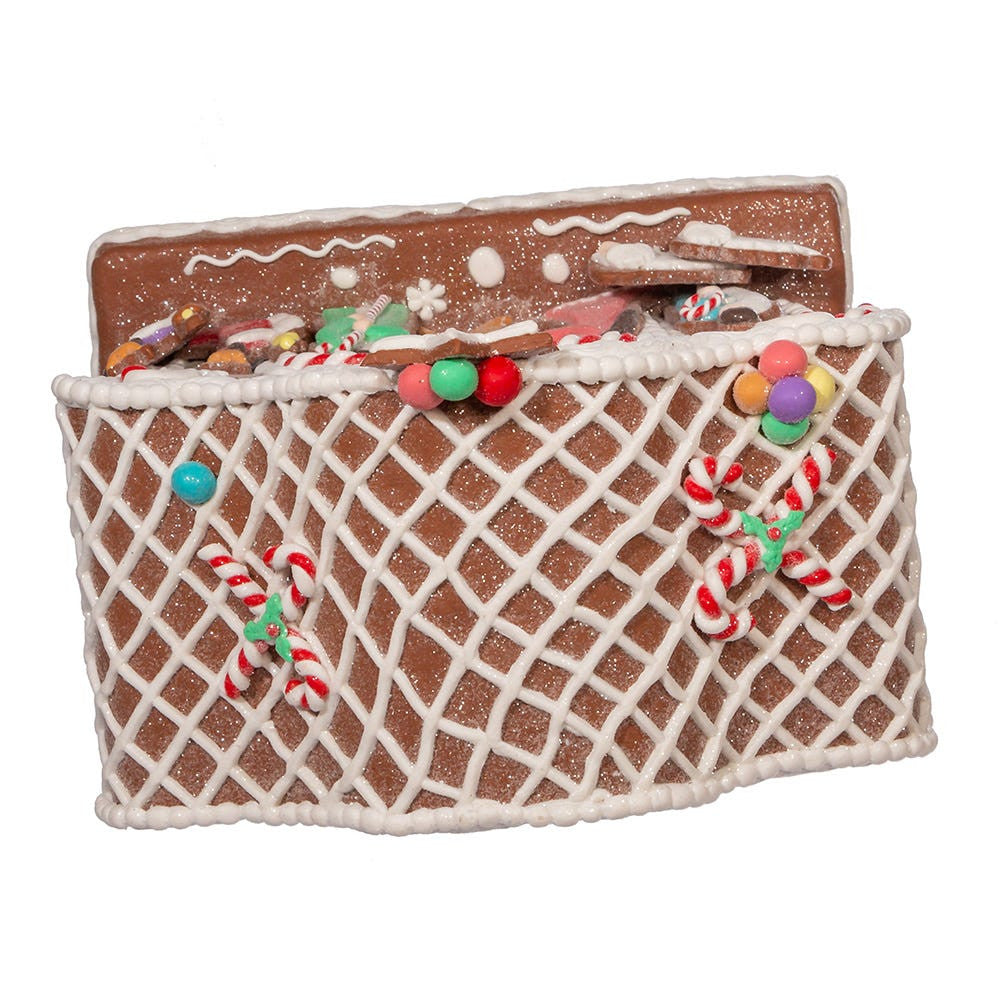 Battery Operated Light Up Nativity Gingerbread House