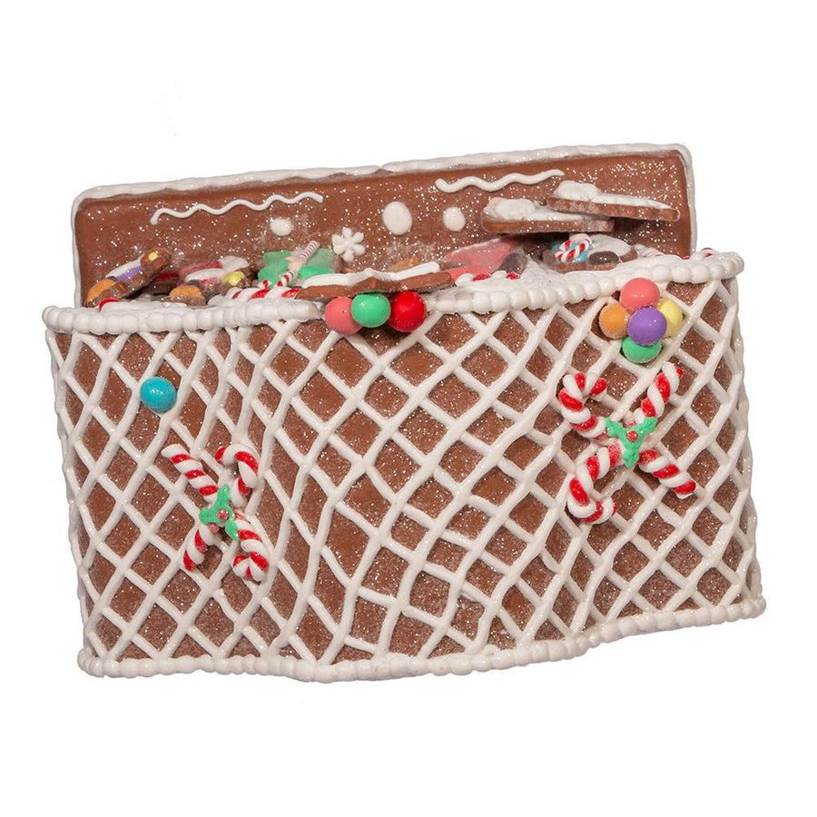 Battery Operated Light Up Nativity Gingerbread House