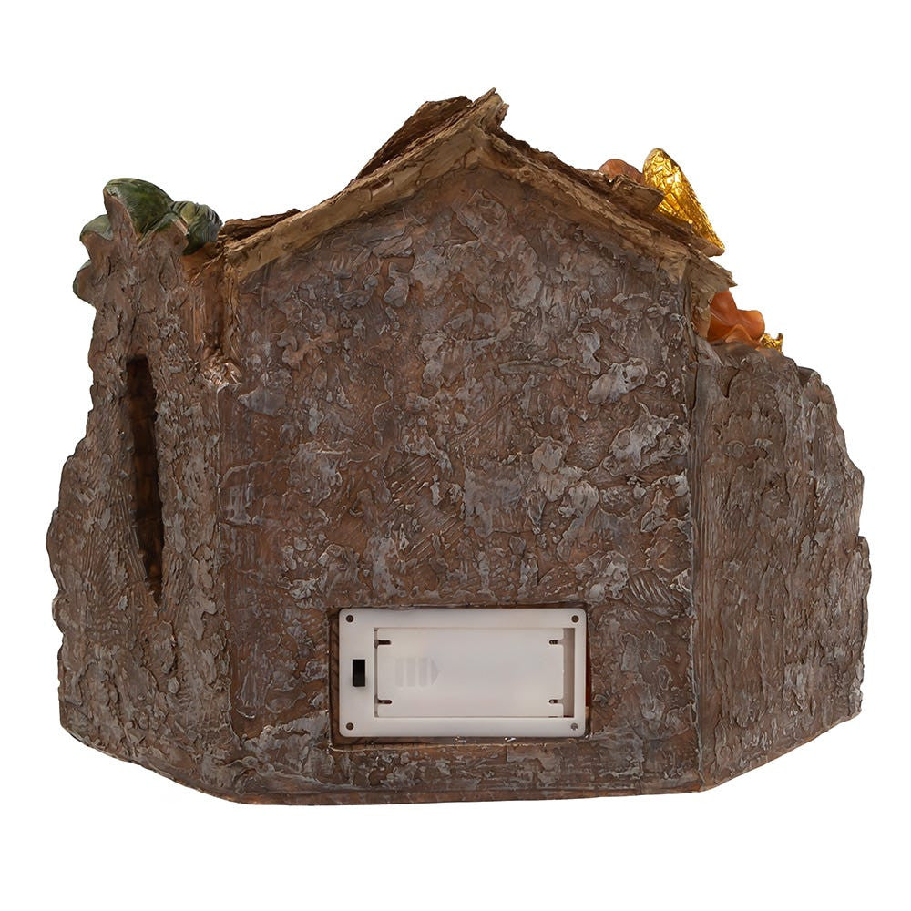 10.4" Battery Operated Light-Up Nativity Table Piece