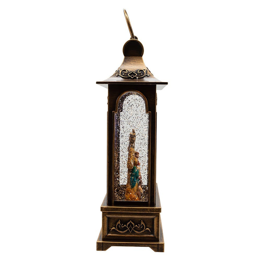 11" Battery Operated Warm White LED Lighted Nativity Lantern
