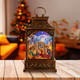 11" Battery Operated Warm White LED Lighted Nativity Lantern