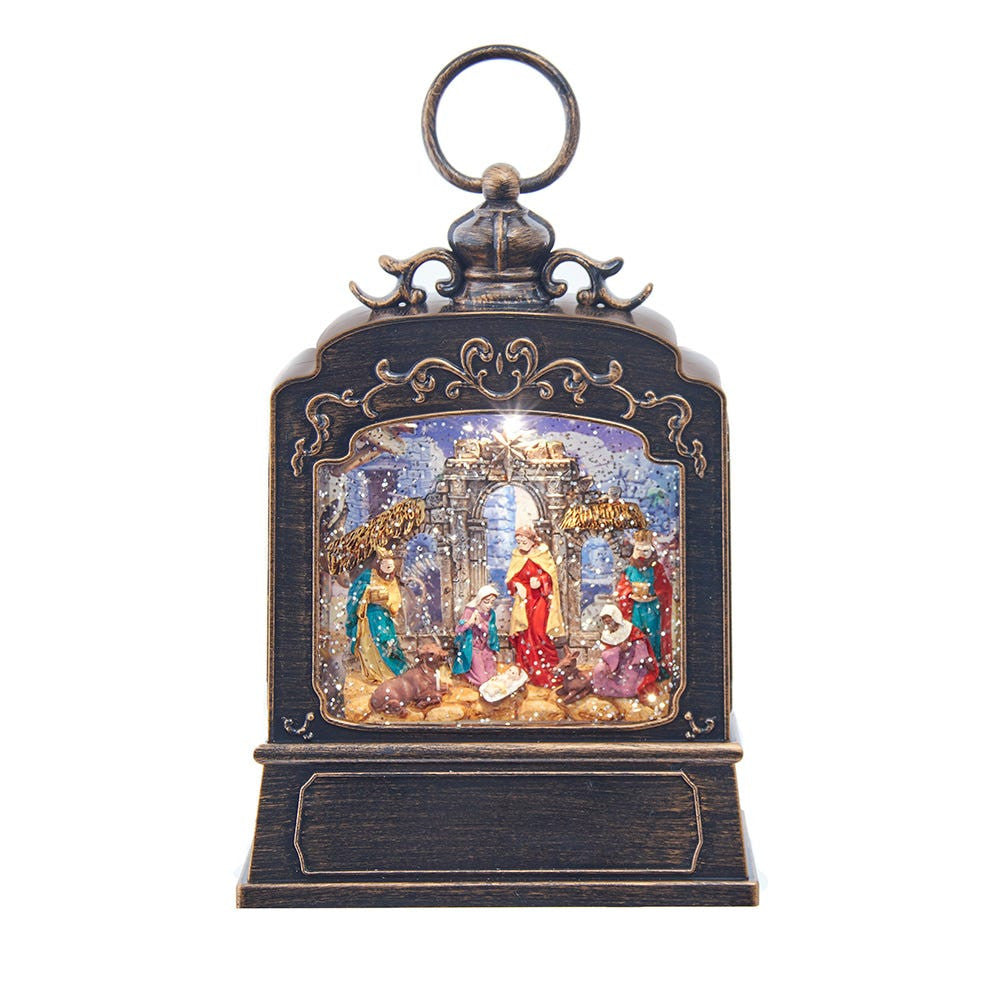 9.45" LED Lighted Nativity Lantern