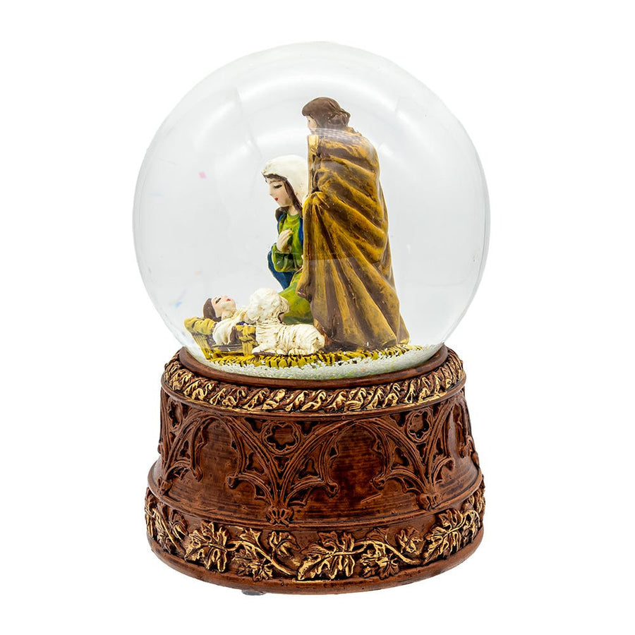 100MM Wind-Up Musical Nativity Scene  Water Globe