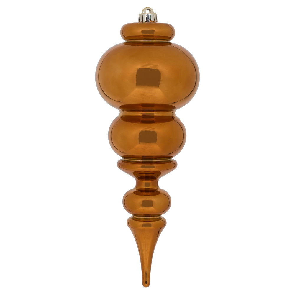 14" Copper Shiny Finial UV Drilled