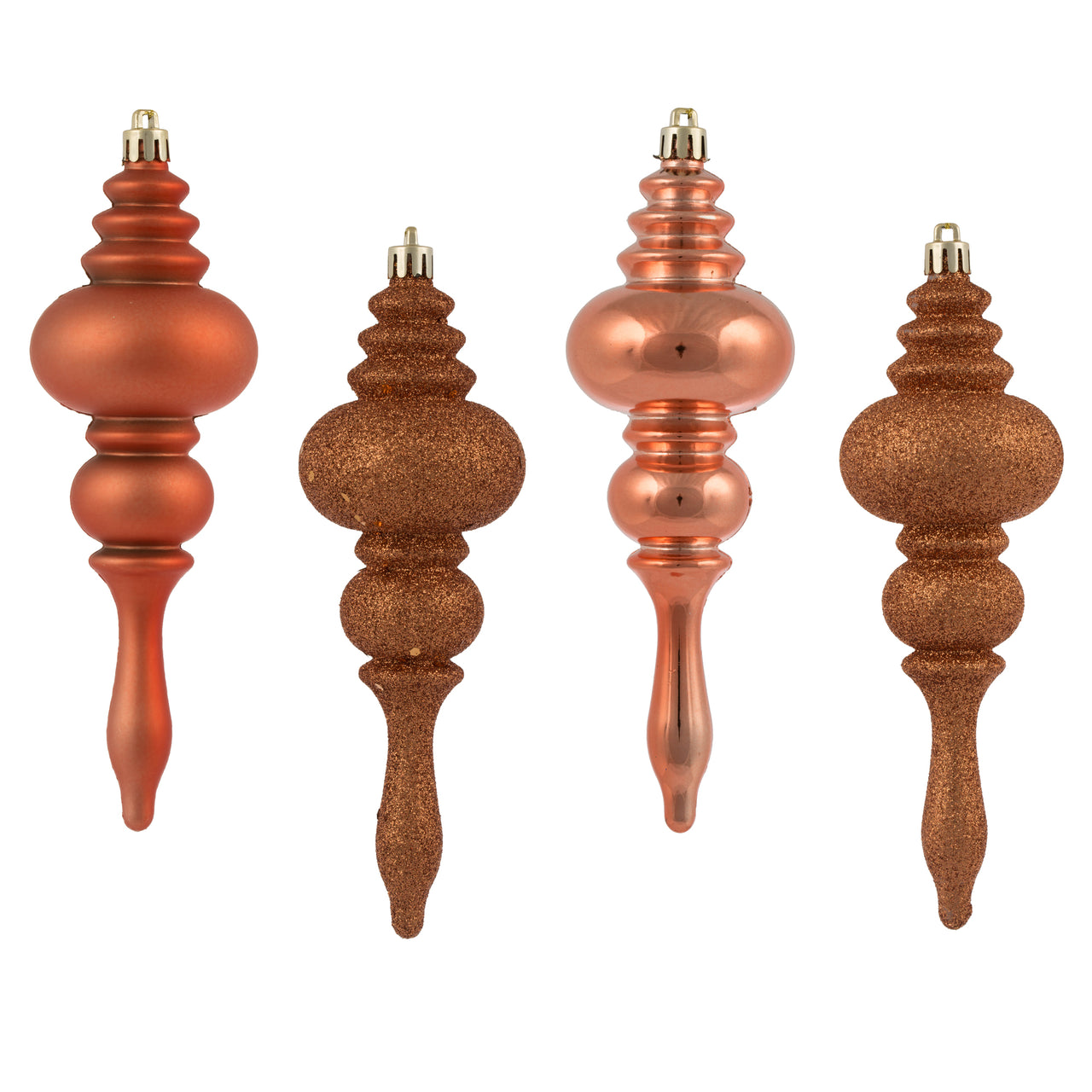 7" Coral Finial 4 Finish Asst