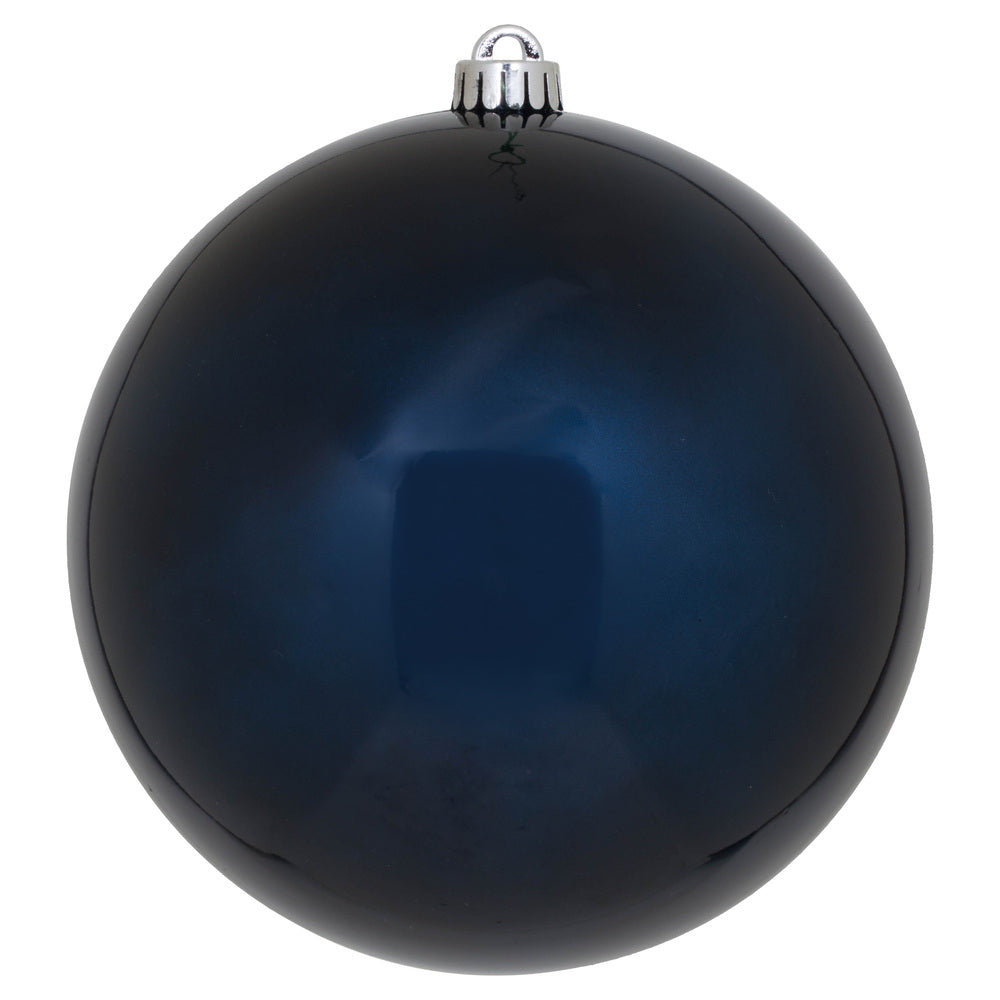 8" Midnt Blue Candy Ball UV Drilled