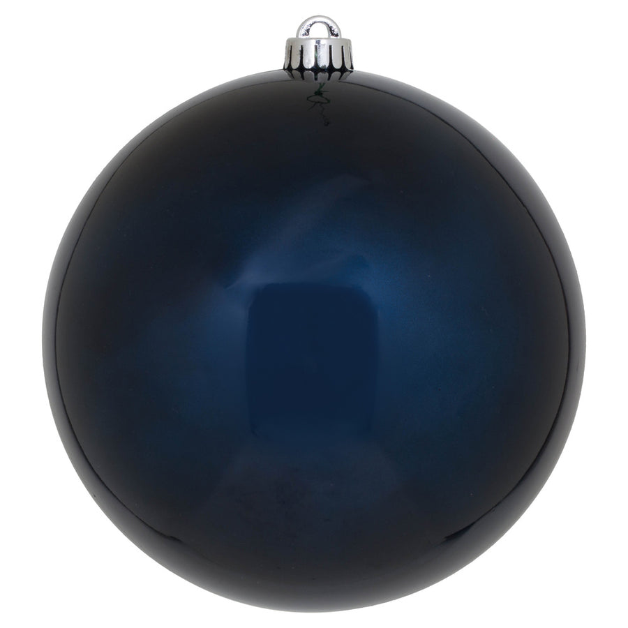8" Midnt Blue Candy Ball UV Drilled