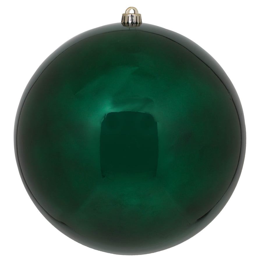 10" Midnight Green Shiny Ball UV Drilled