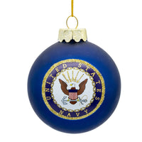 U.S. Navy™ Emblem Glass Ball Ornament