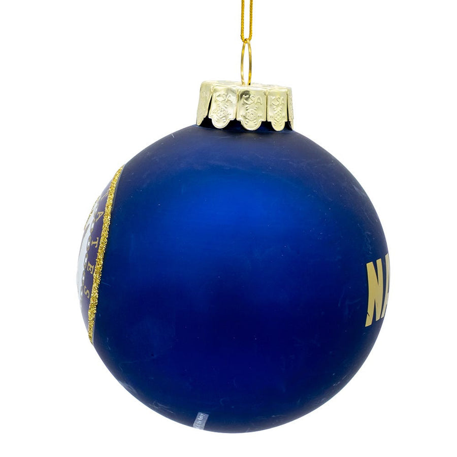 U.S. Navy™ Emblem Glass Ball Ornament