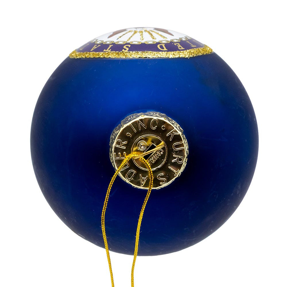 U.S. Navy™ Emblem Glass Ball Ornament