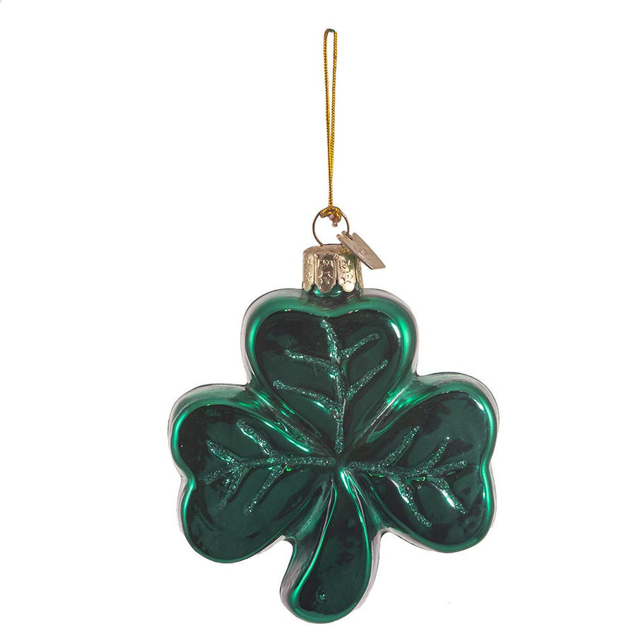 Noble Gems™ Shamrock Glass Ornament