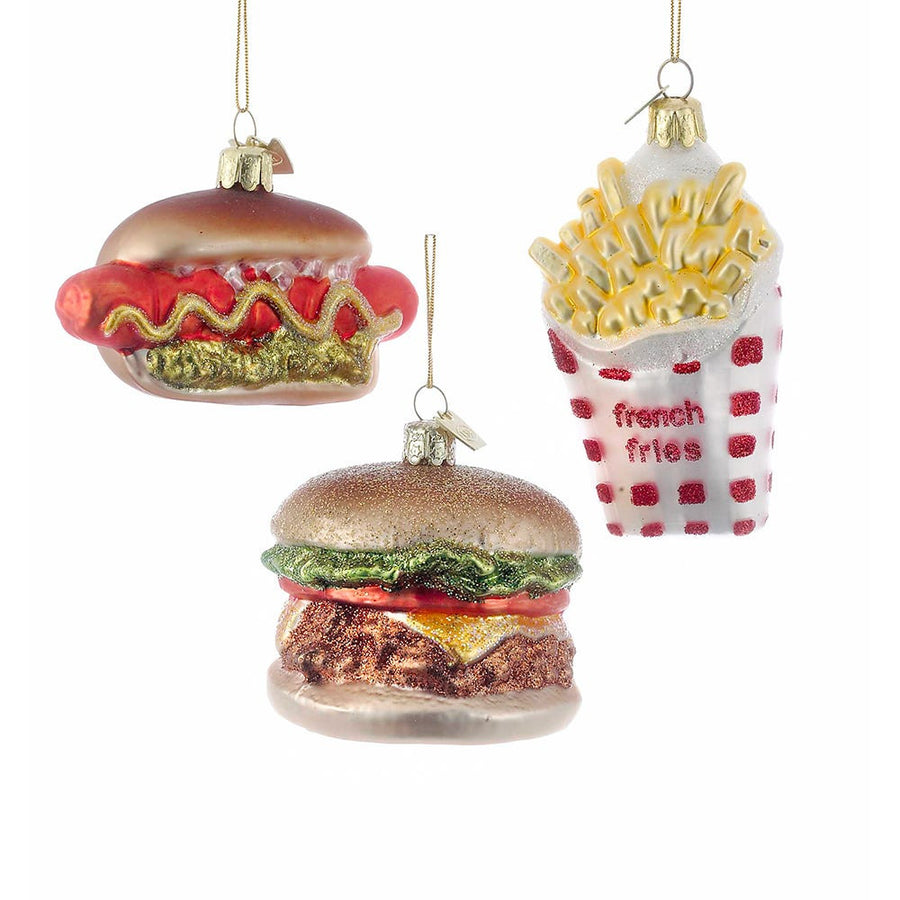 Noble Gems™ Fast Food Glass Ornaments