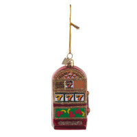 Noble Gems™ Slot Machine Glass Ornament