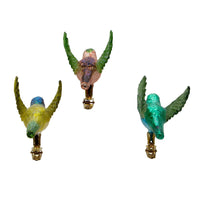 Noble Gems™ Hummingbird Clip-On Glass Ornaments