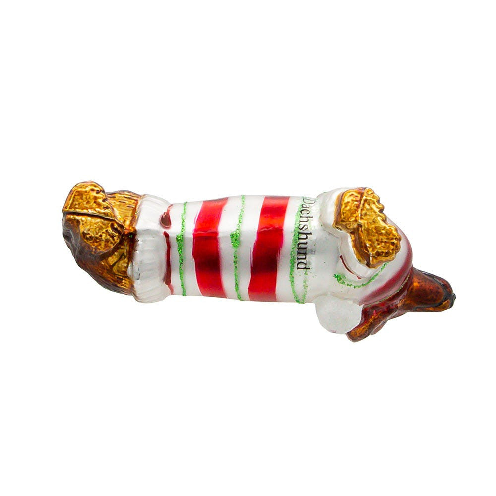 Noble Gems™ Dachshund Glass Ornament
