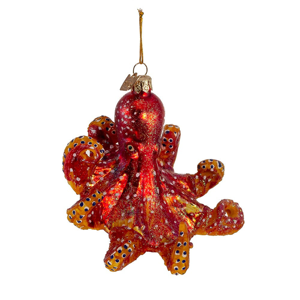 Noble Gems™ Glass Octopus Ornament