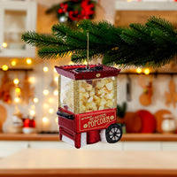 Noble Gems™ Popcorn Machine Glass Ornament