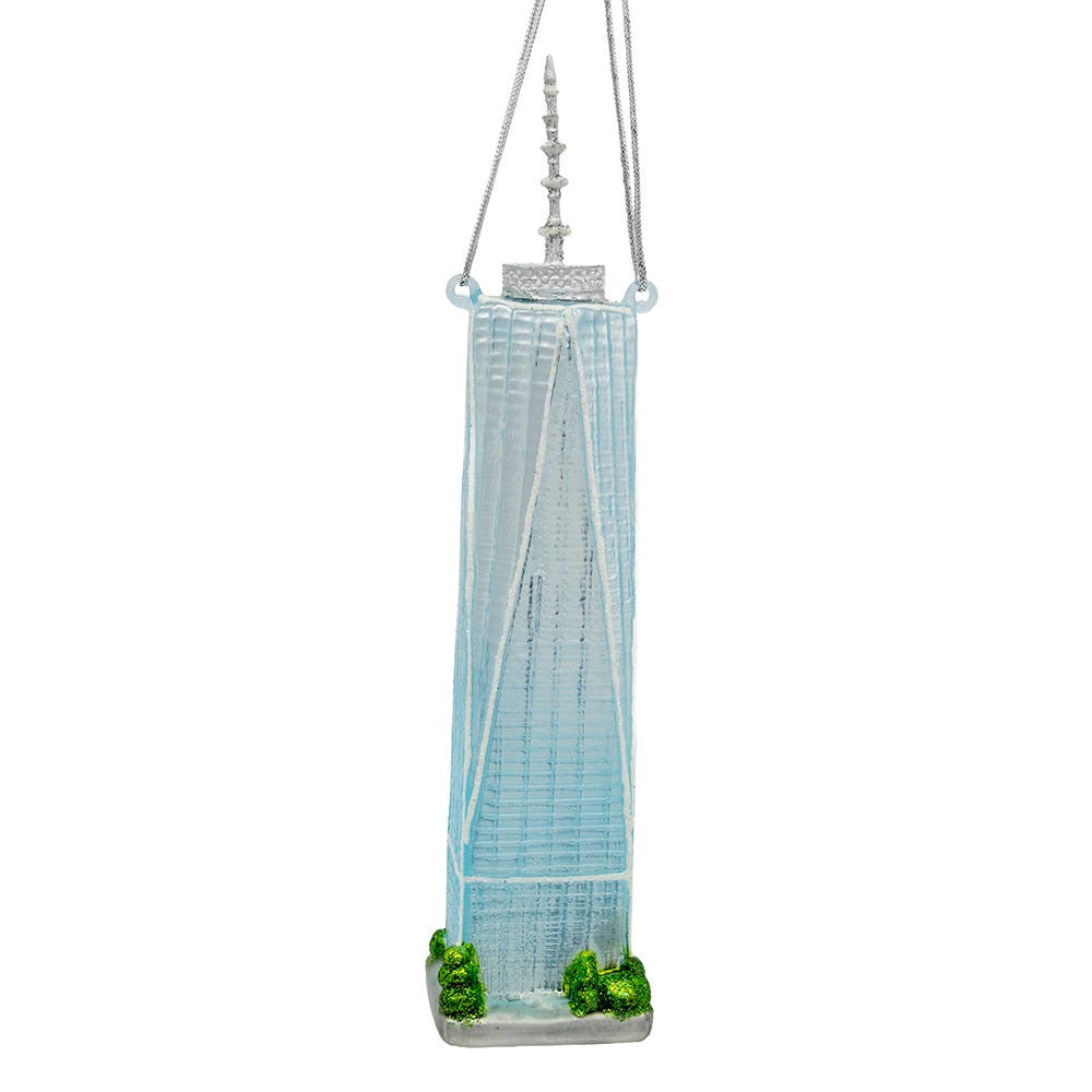 Noble Gems™ Glass Freedom Tower Ornament