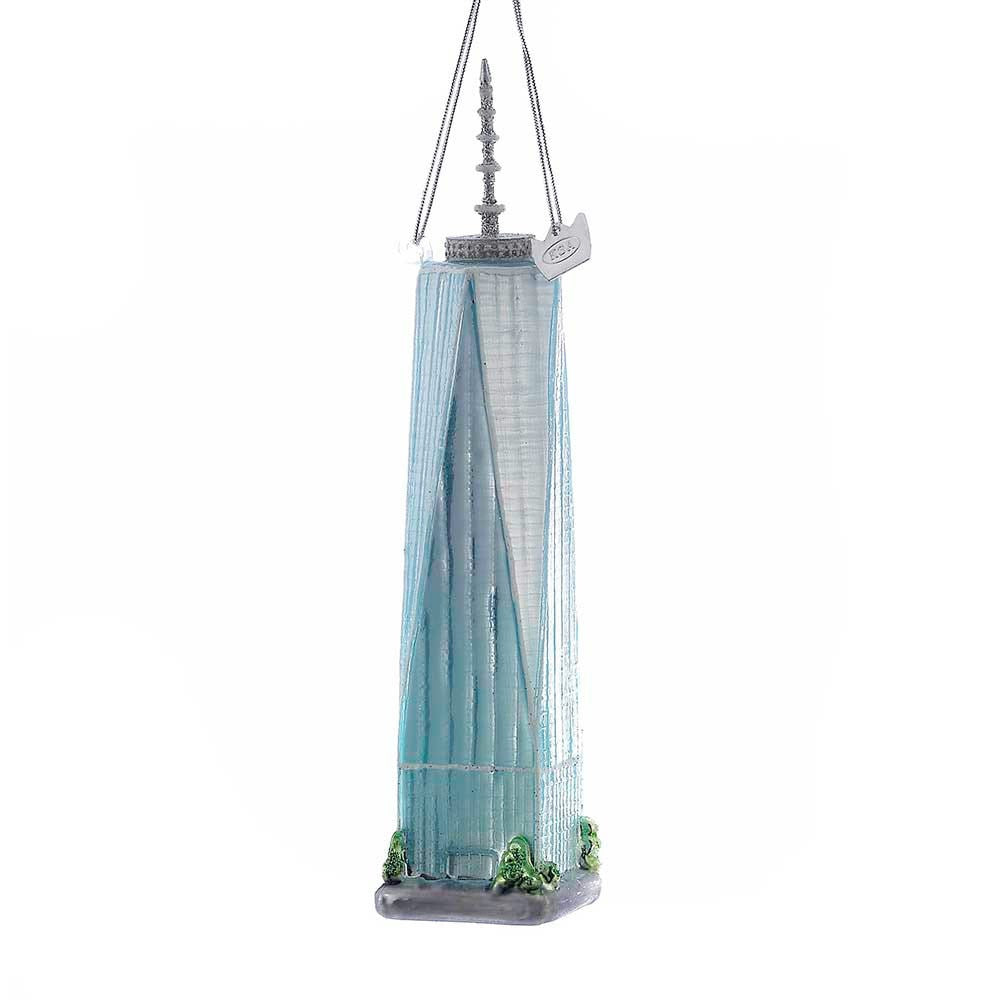 Noble Gems™ Glass Freedom Tower Ornament