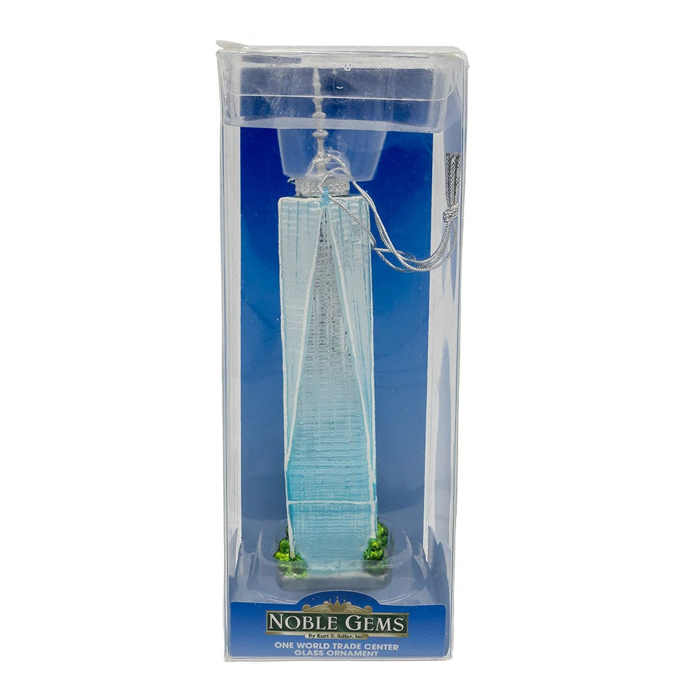 Noble Gems™ Glass Freedom Tower Ornament