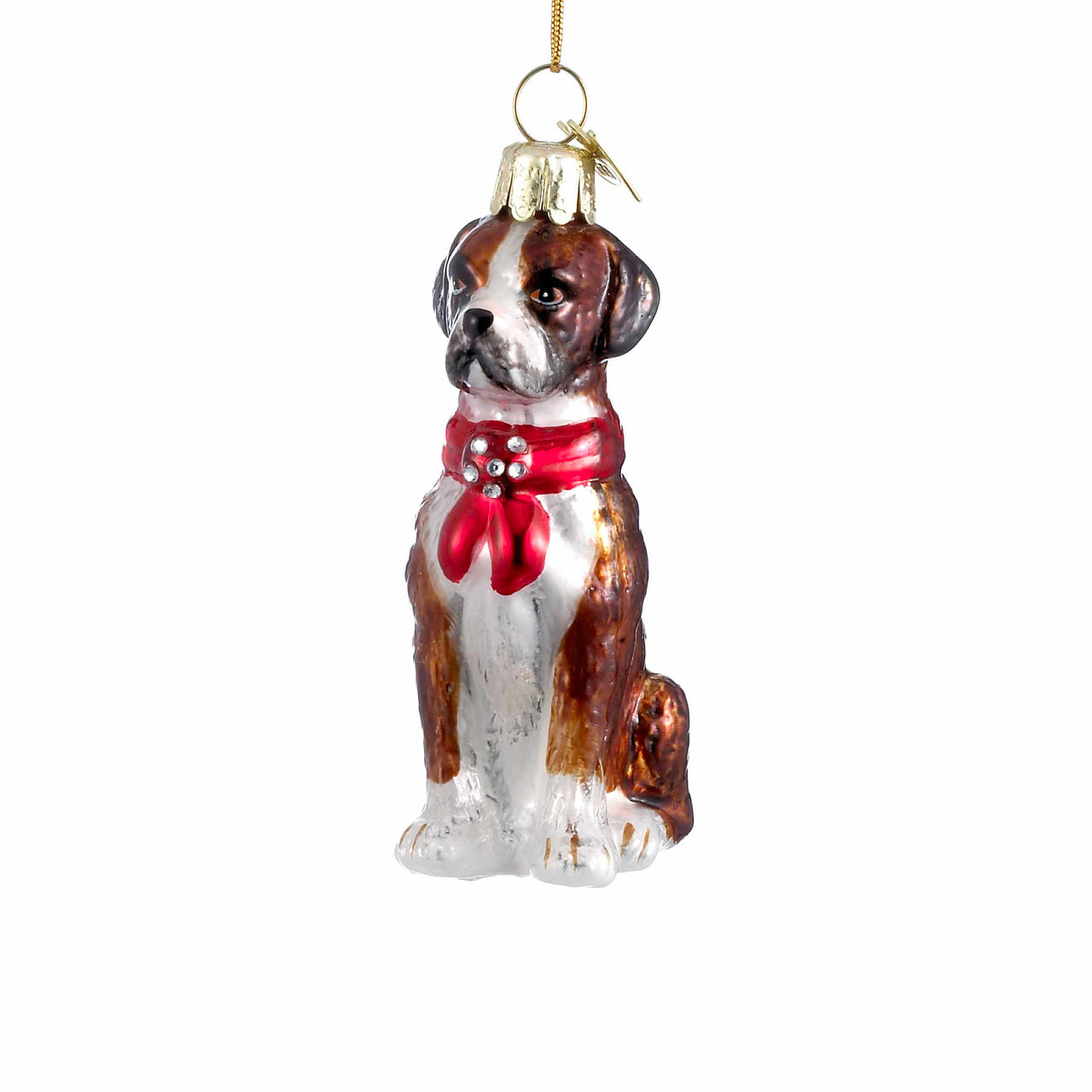 Noble Gems™  Boxer Glass Ornament