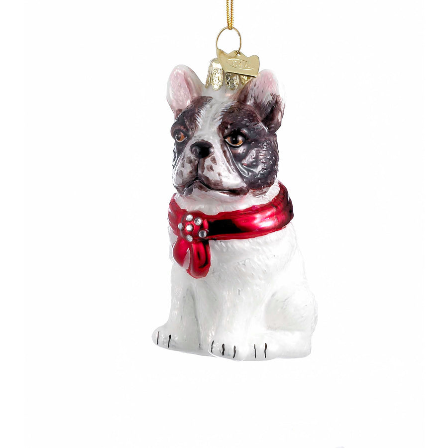 Noble Gems™  French Bulldog Glass Ornament