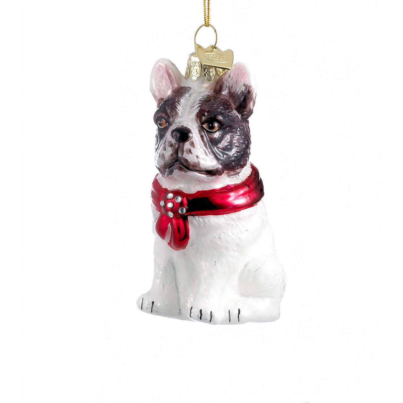 Noble Gems™  French Bulldog Glass Ornament