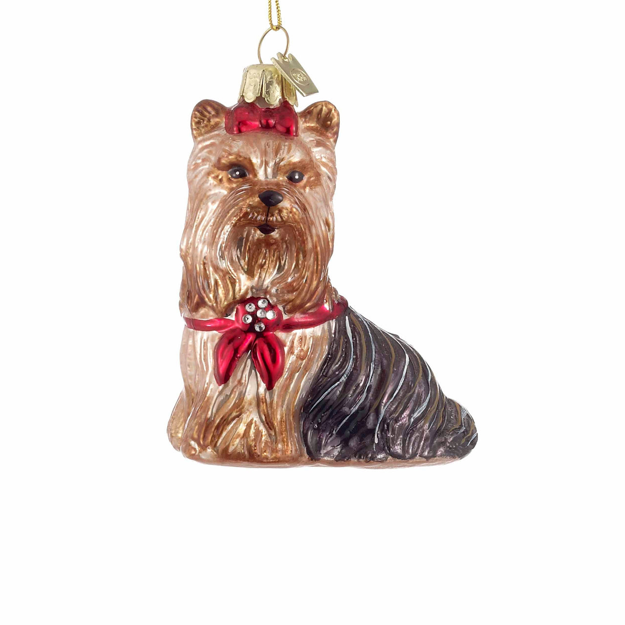 Noble Gems™  Yorkshire Terrier Glass Ornament