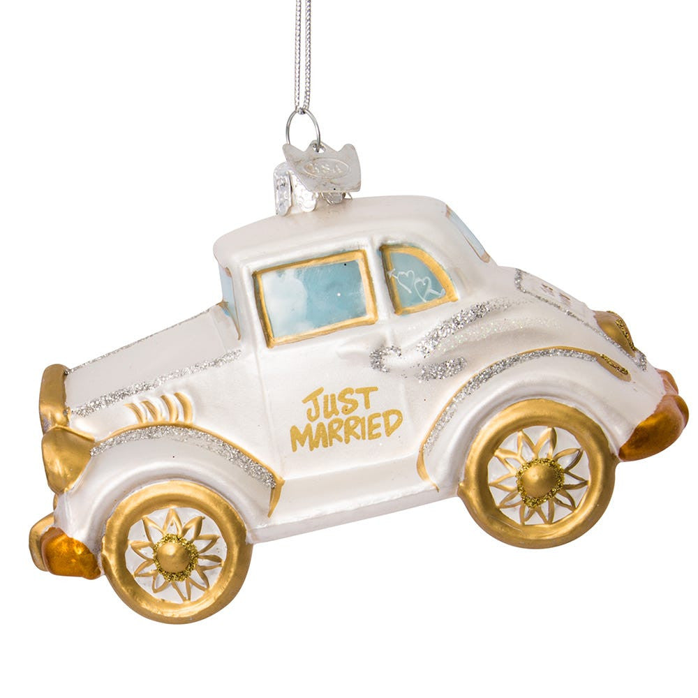 Noble Gems™ Glass Wedding Boxed Ornaments