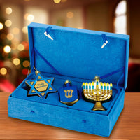 Noble Gems™ Hanukkah Boxed Glass Ornaments