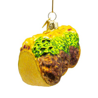 Noble Gems™ Tacos Glass Ornament