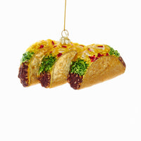 Noble Gems™ Tacos Glass Ornament