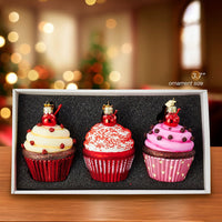 Noble Gems™ Cupcake Glass Ornament Set