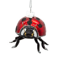 Noble Gems™ Glass Ladybug Ornament