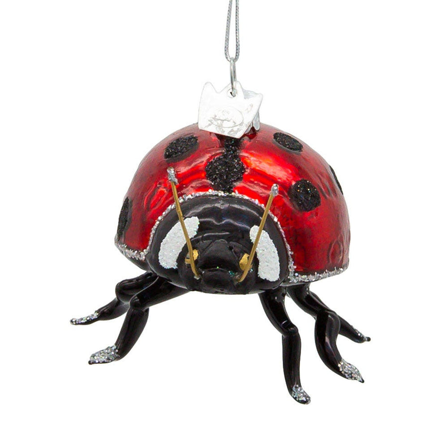 Noble Gems™ Glass Ladybug Ornament