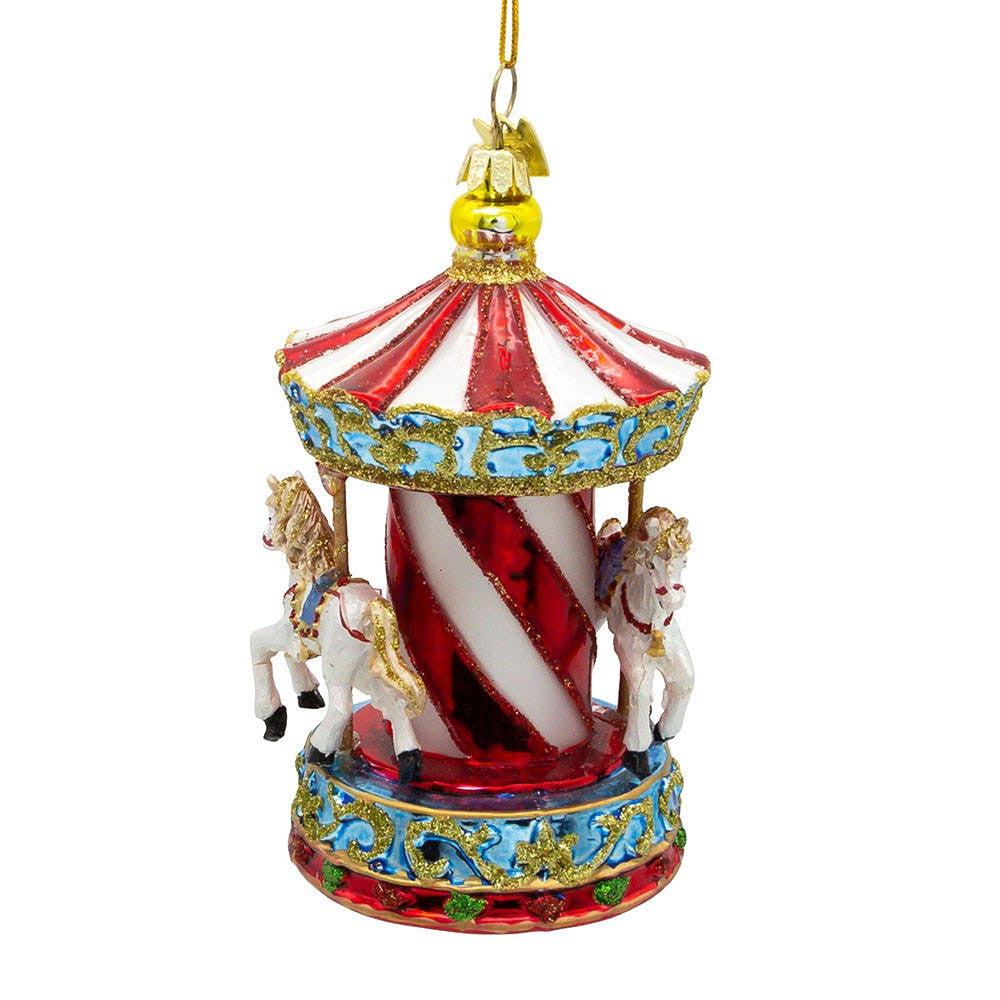 Noble Gems™ Carousel Glass Ornament