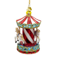 Noble Gems™ Carousel Glass Ornament