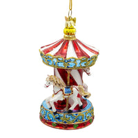 Noble Gems™ Carousel Glass Ornament