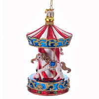 Noble Gems™ Carousel Glass Ornament