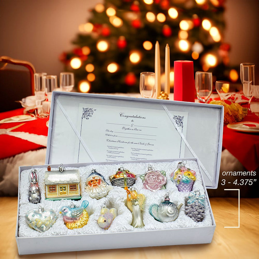Noble Gems™ Wedding Ornaments Gift Box Set