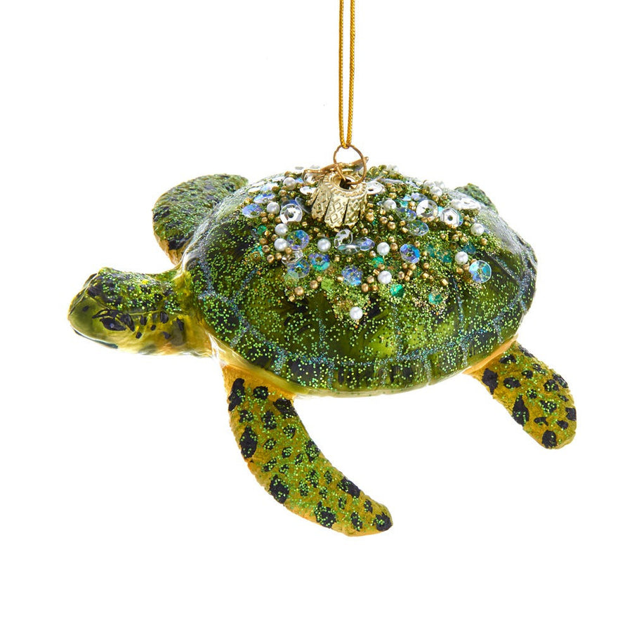 Noble Gems™ Glass Sea Turtle Ornament