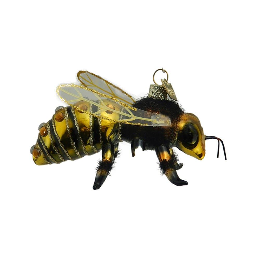 Noble Gems™ Honey Bee Glass Ornament