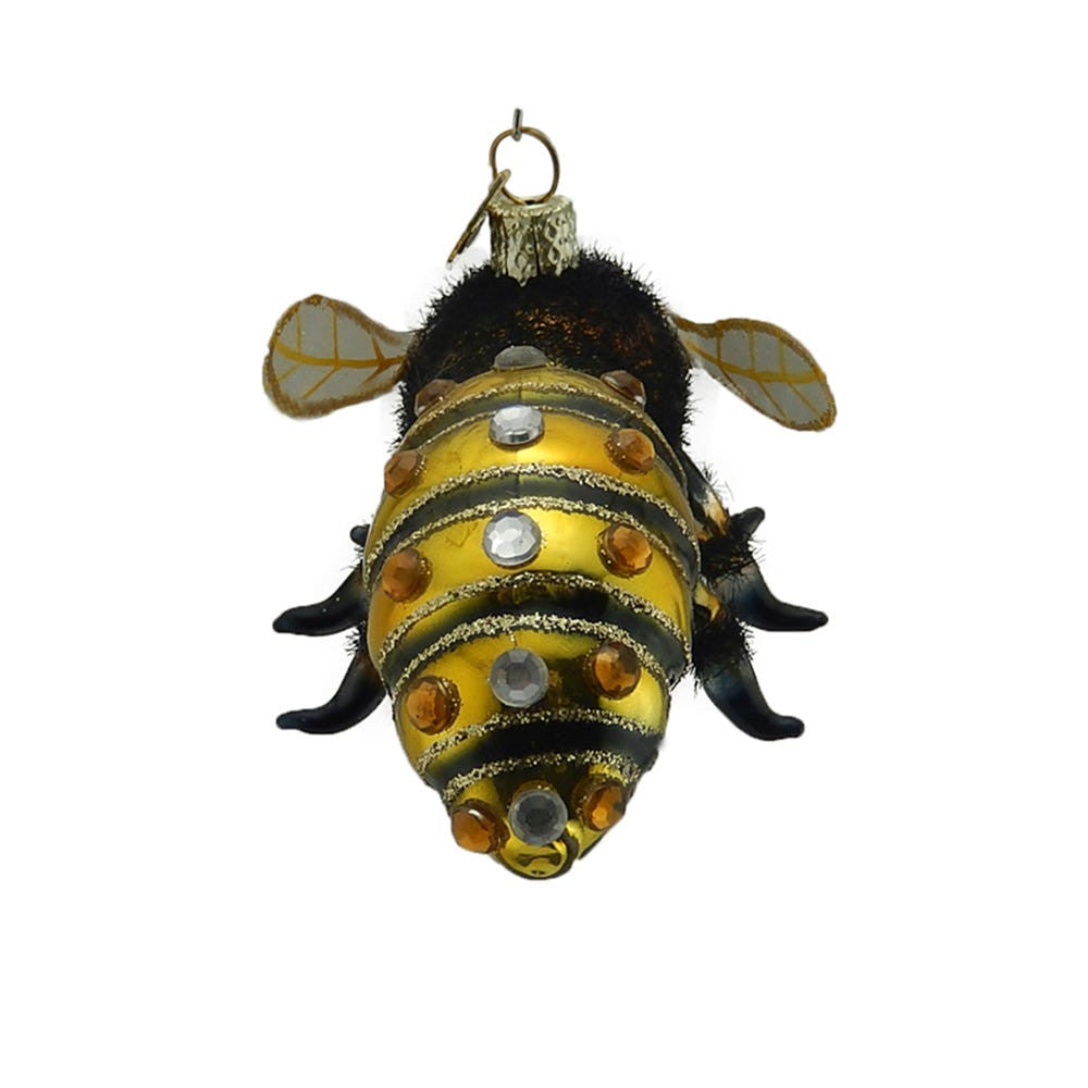 Noble Gems™ Honey Bee Glass Ornament
